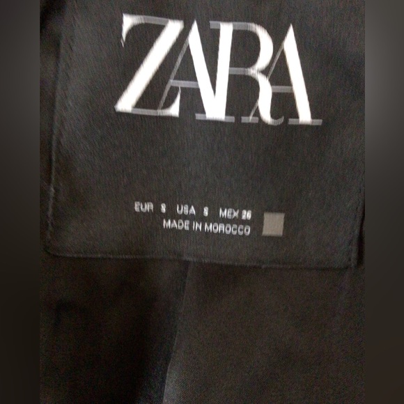 ZARA CROPPED TEXTURED BLAZER, Small, New with Tags - Picture 11 of 13